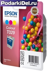 Картридж Epson T029 цв.ор. 