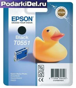 Картридж Epson T0551, цвета в ассортименте