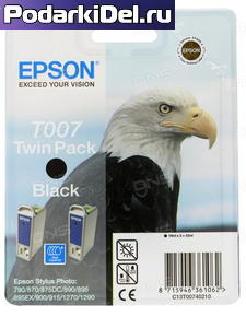 Картридж Epson T007 ч.ор