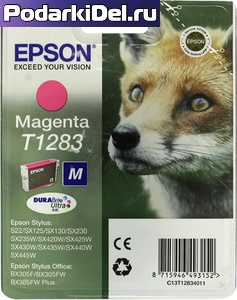 Картридж Epson T1283 кр.ор. 