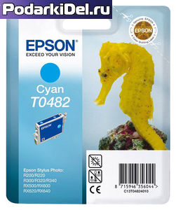 Картридж Epson T0482 син.ор