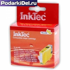 Струйный картридж Canon CLI-8Y Yellow, InkTec