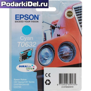 Картридж Epson T0632 син.,ор