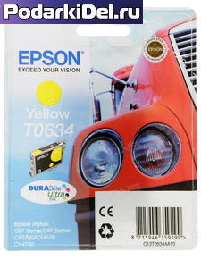 Картридж Epson T0634 жел.,ор.