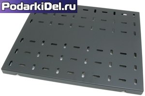 NT SSt580 B Полка 19" усиленная, чёрная L=580 мм, перфорированная, грузоподъемность 100 кг