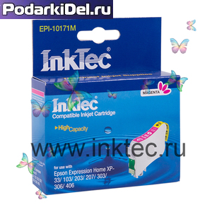 Струйный картридж Epson T1713 Magenta, InkTec