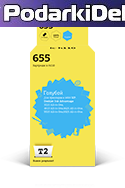 Картридж HP 655 (CZ110AE) синий совм.