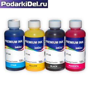 Комплект сублимационных чернил InkTec Epson DTI-100M BK/C/M/Y, 4*100мл