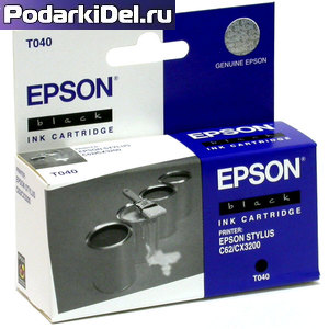 Картридж Epson Т040 ч.ор