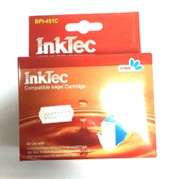 Струйный картридж Canon CLI-451C Cyan (BPI-451C), InkTec