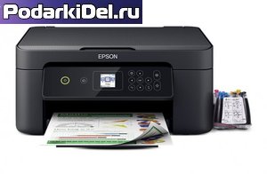 МФУ Epson Expression Home XP-3100+БНПЧ+чер 4цв(A4, 33/15 стр/мин, 5760х1440 dpi,2-х стр печ , WiFi) 